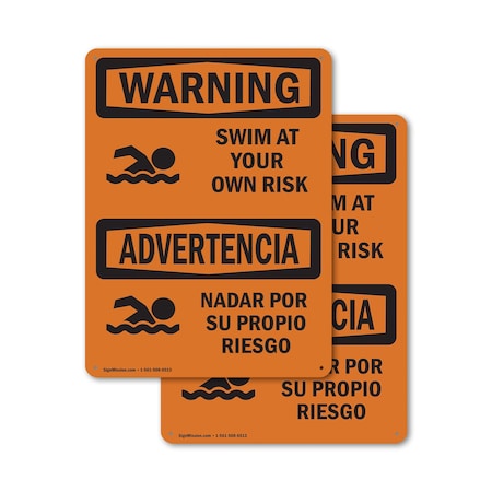 Signmission Safety Culture Sign, 18 in Width, Plastic, Rectangle, Bilingual OS-2PACK-WS-P-1824-L-12844